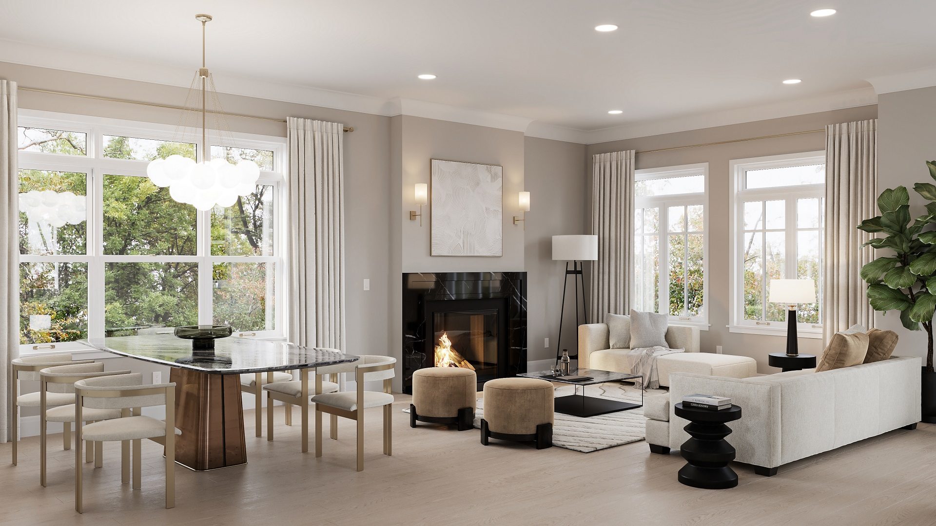 3D Real Estate Renderings for a House in Chicago
