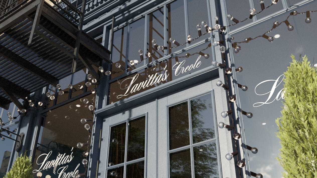 Exterior Up Shot in a 3D Animation