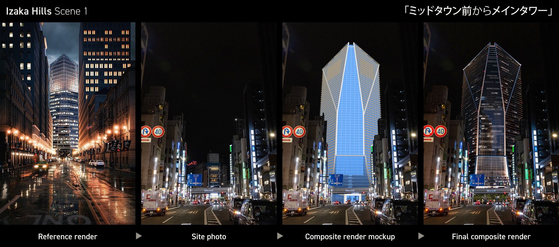 Visual references for urban rendering project