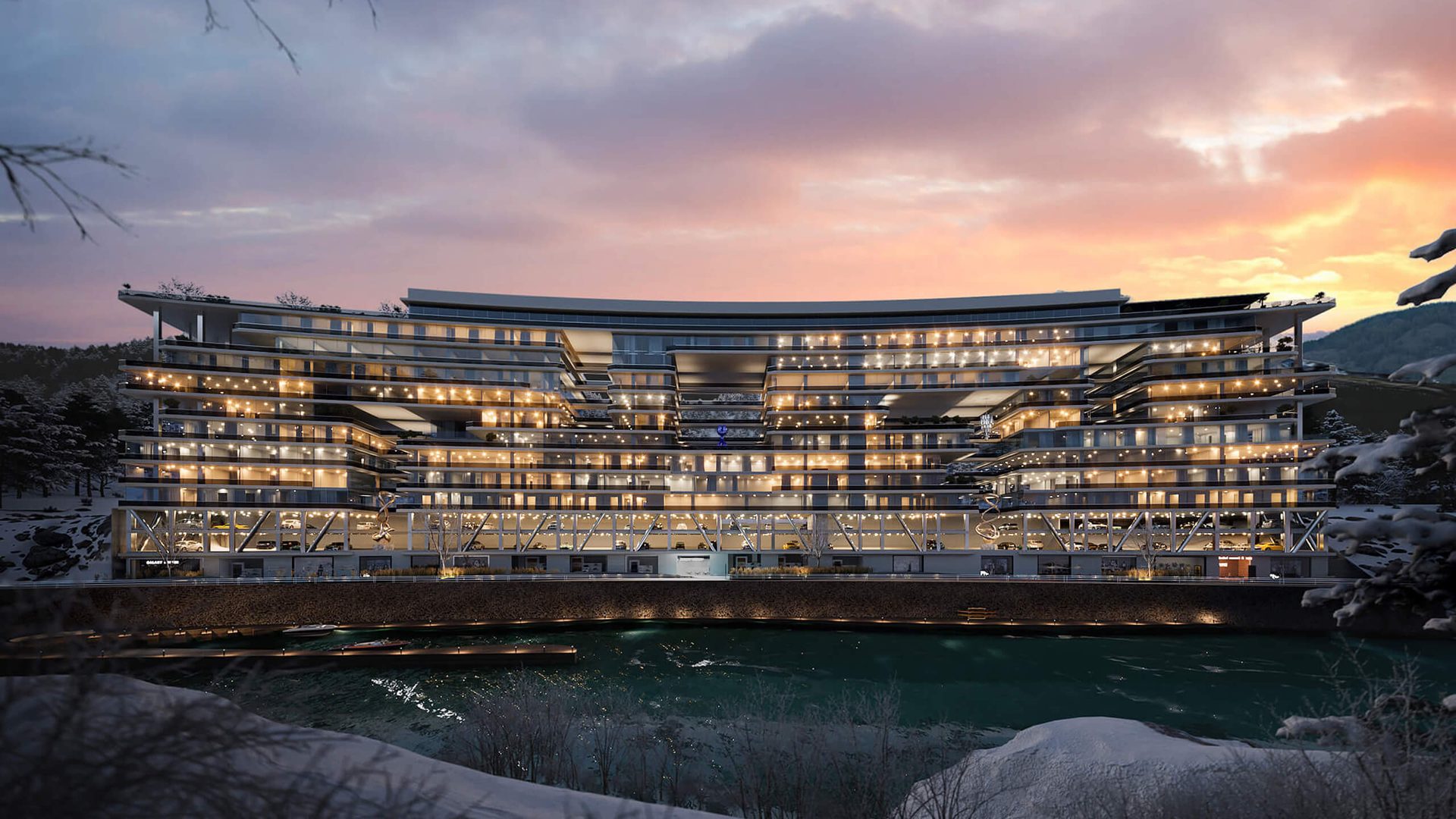 3D Rendering for Hospitality Business: Welcome View