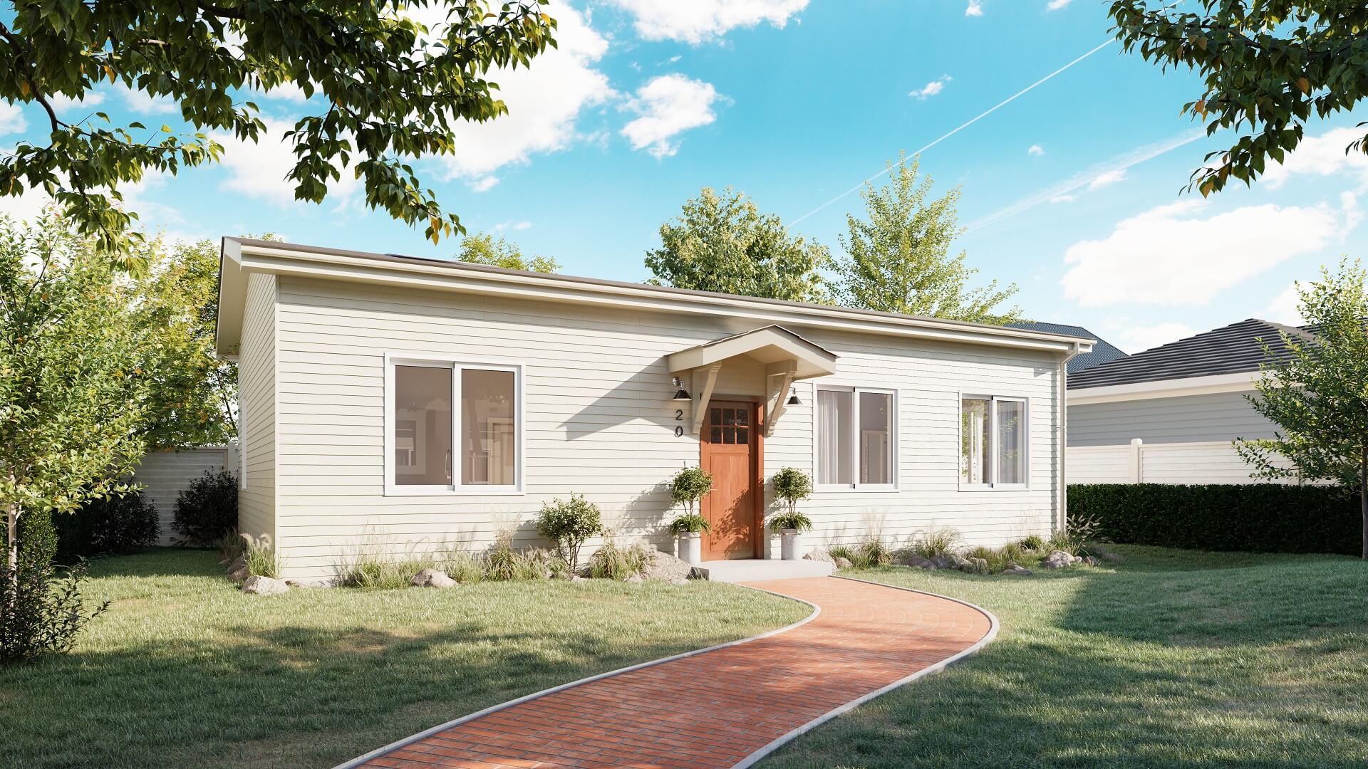 Modern ADU Exterior 3D Rendering