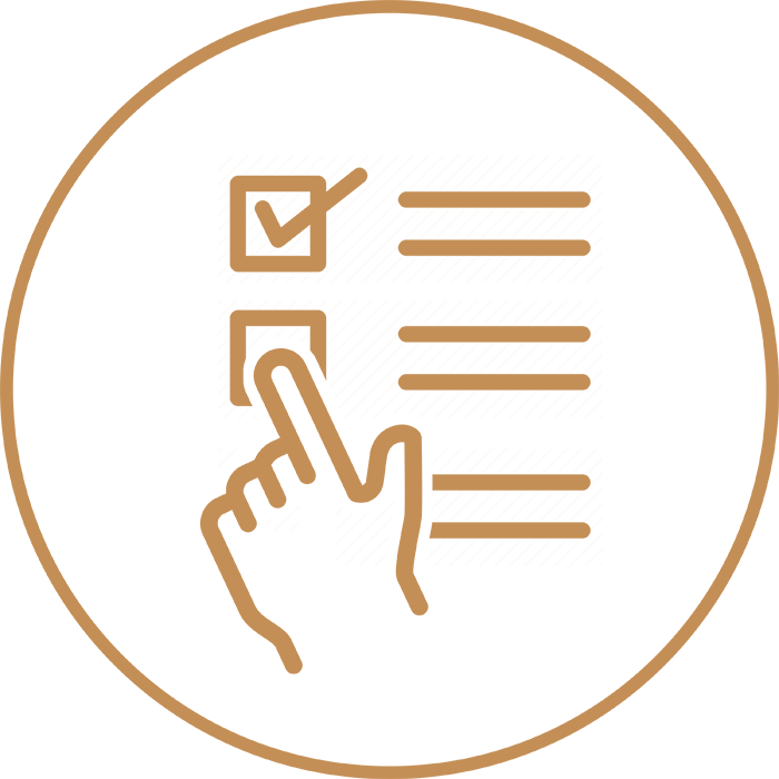 Checklist icon highlighting the importance of project briefs for CGI solutions