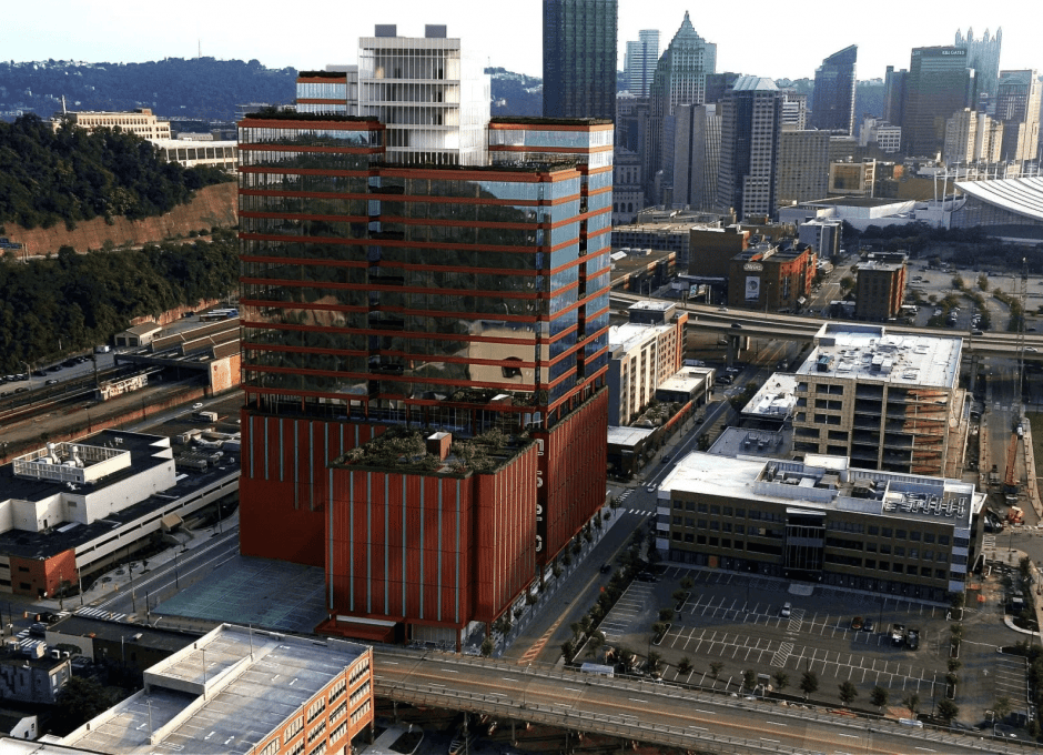 3D Office Building Animation