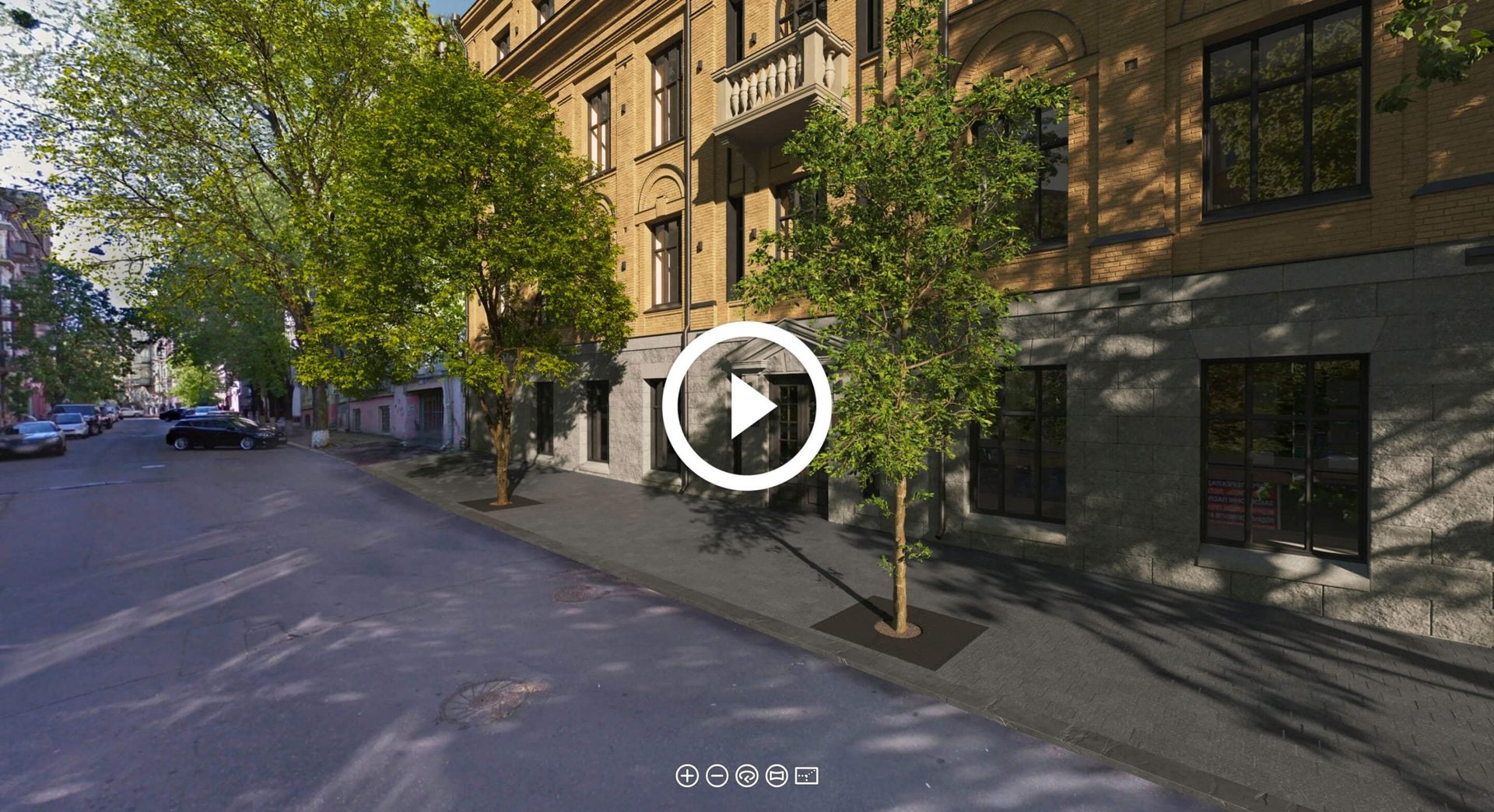 3D Virtual Tour for Exterior in Map