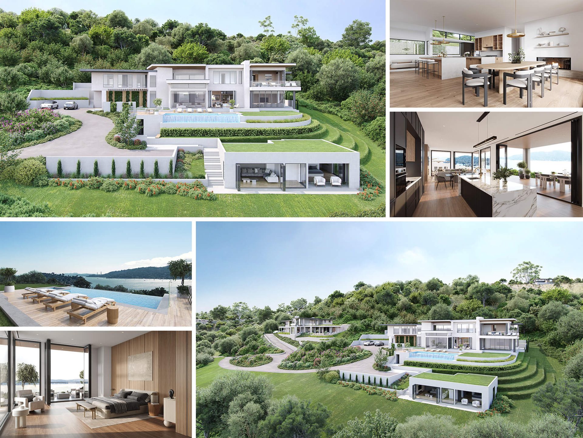 3D Property Rendering: Architectural Concept for Empty Lot