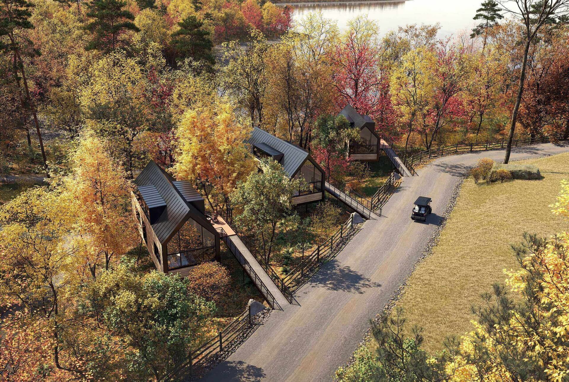 Autumn Real Estate Rendering