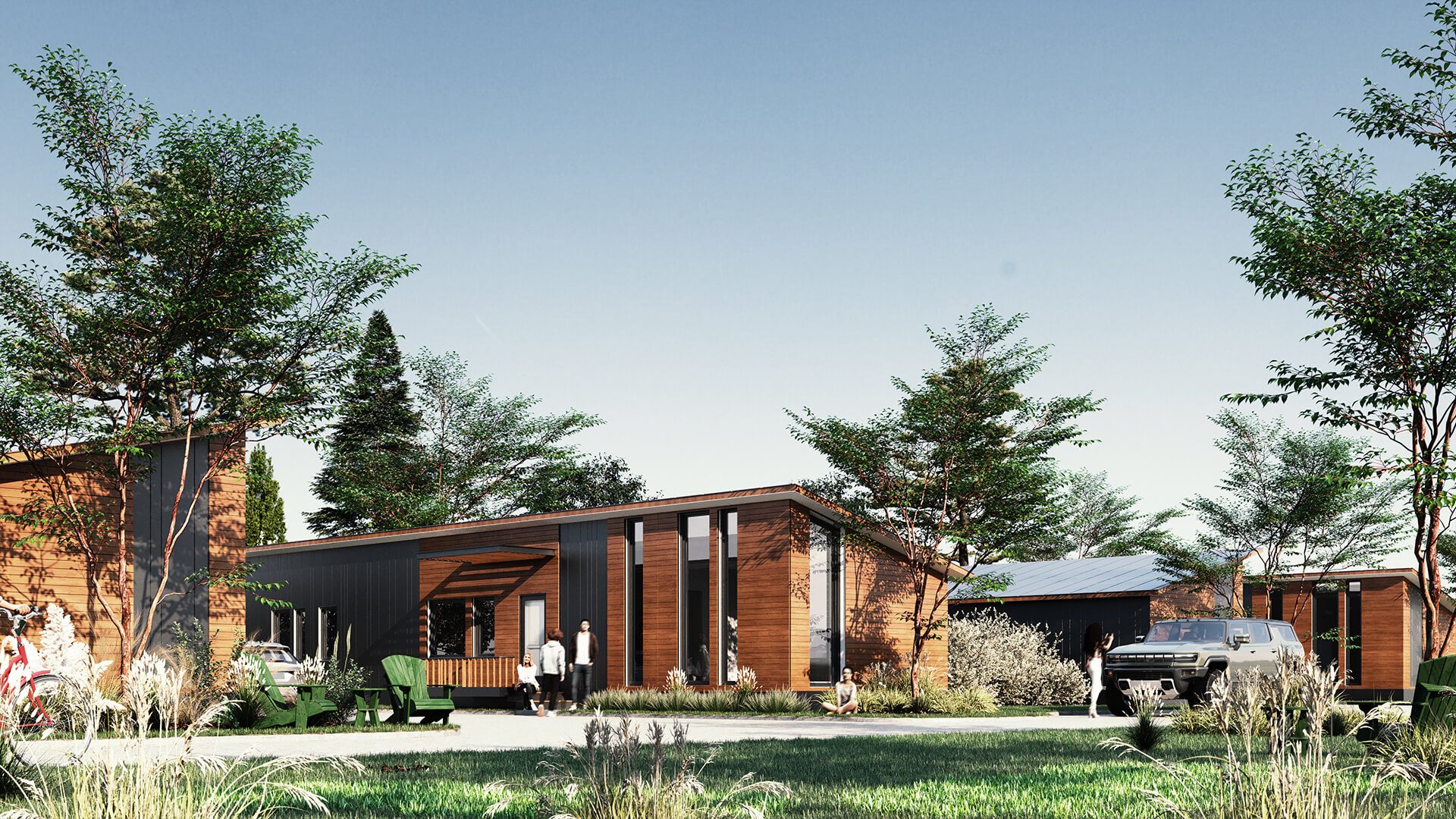 Real Estate Render of Cottages
