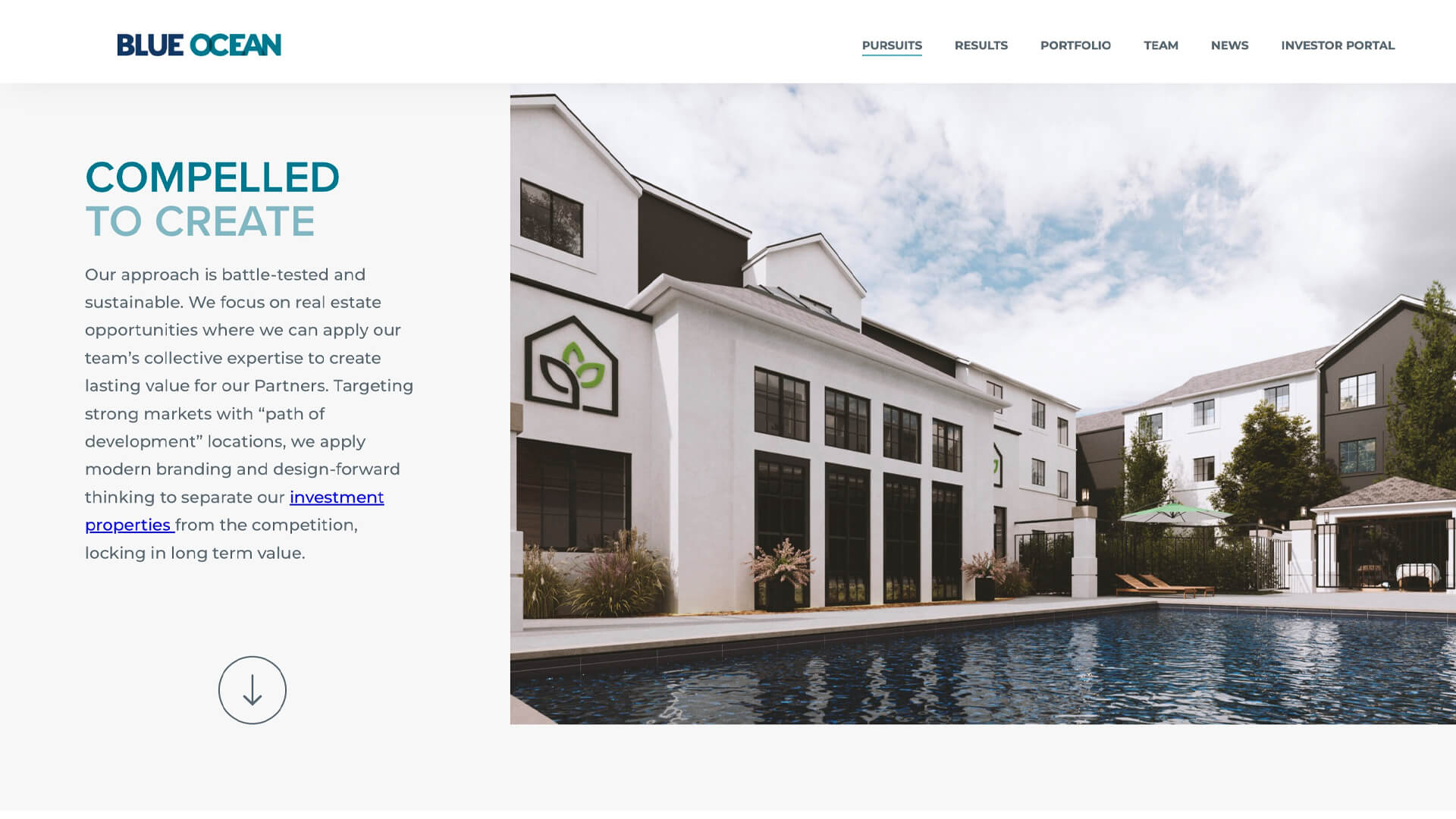 Real Estate 3D Rendering on a Company's Website