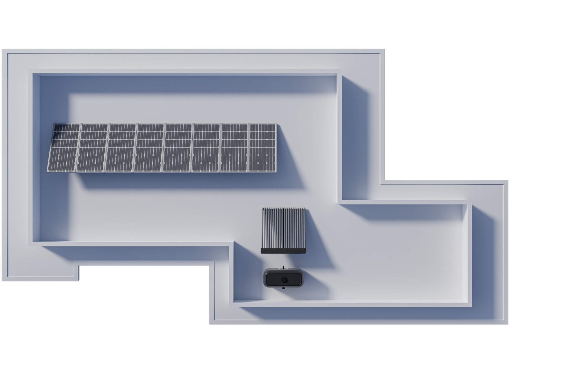 3D floorplan 4 bedroom residence floor