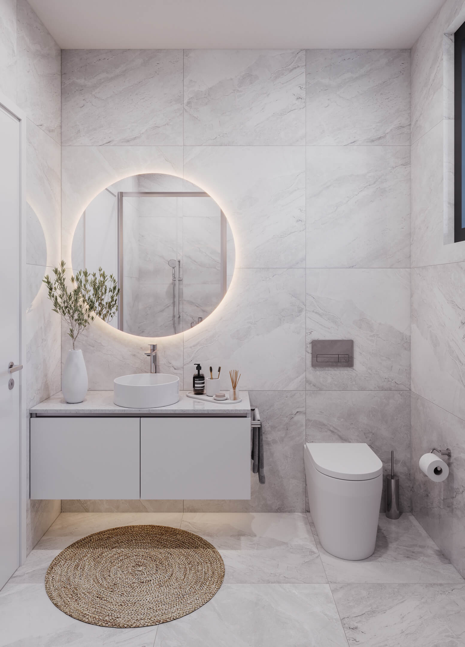 CGI for sun valley residences ensuite bathroom