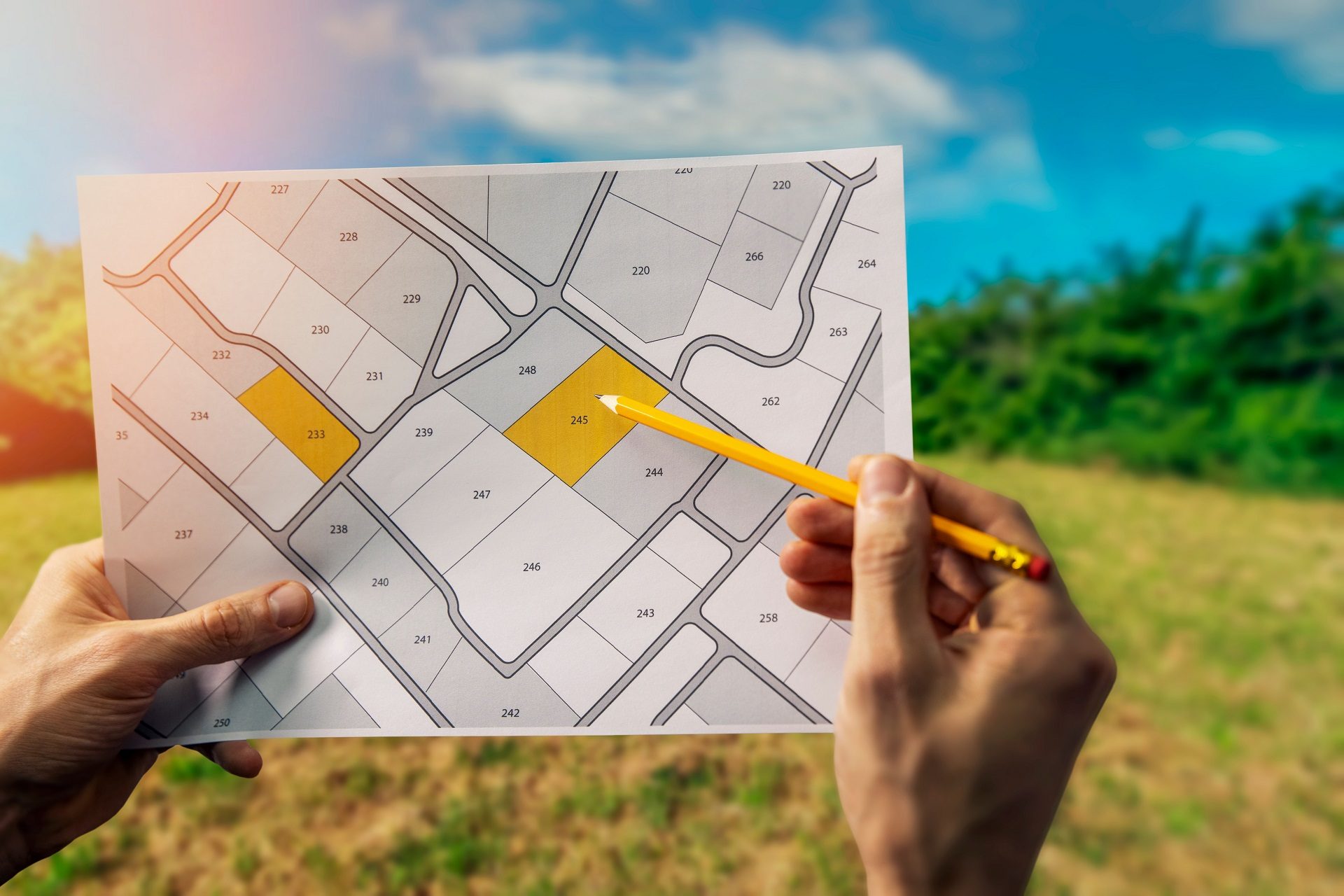 Preparing vacant land for sale