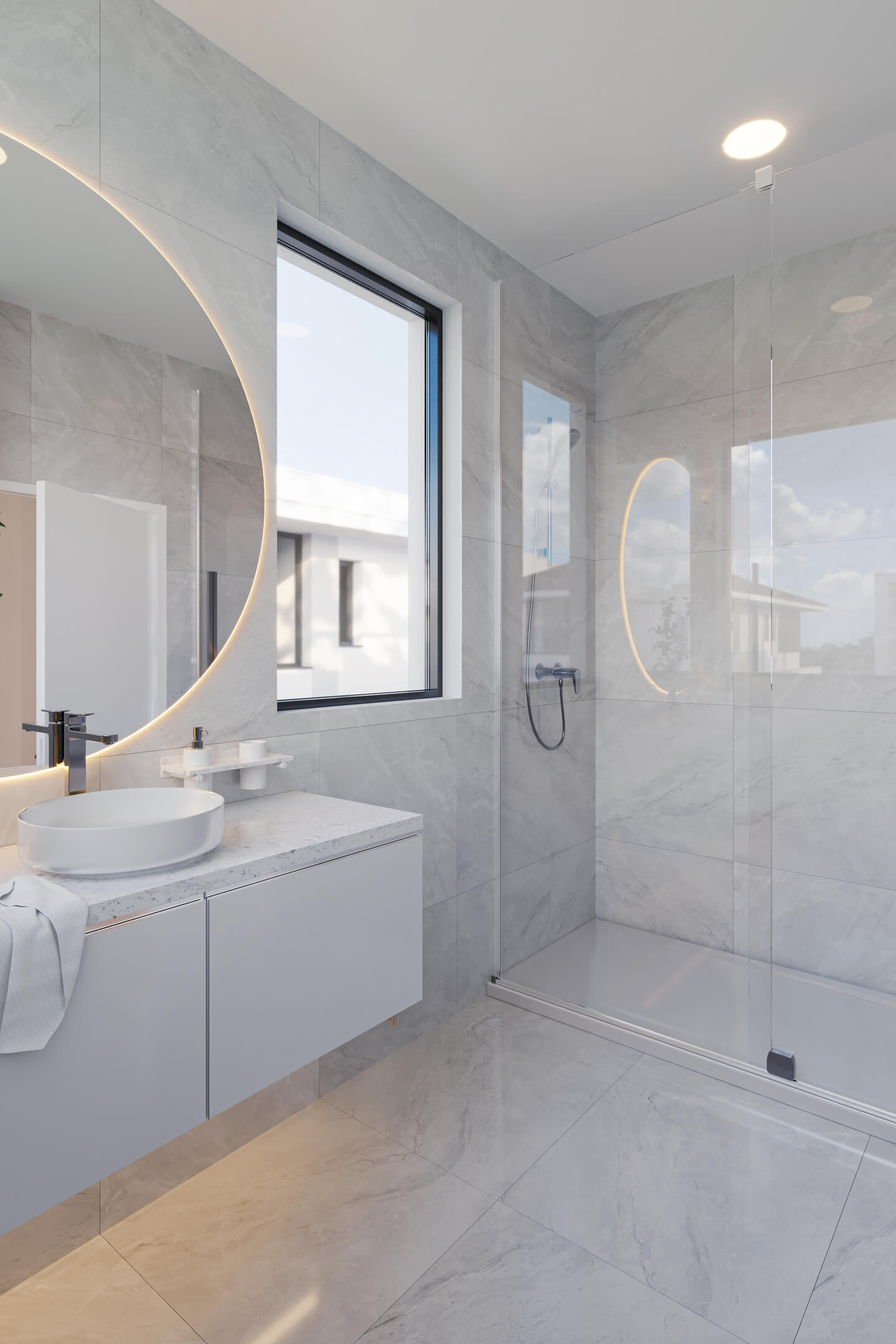 Residential CGI bathroom vanity