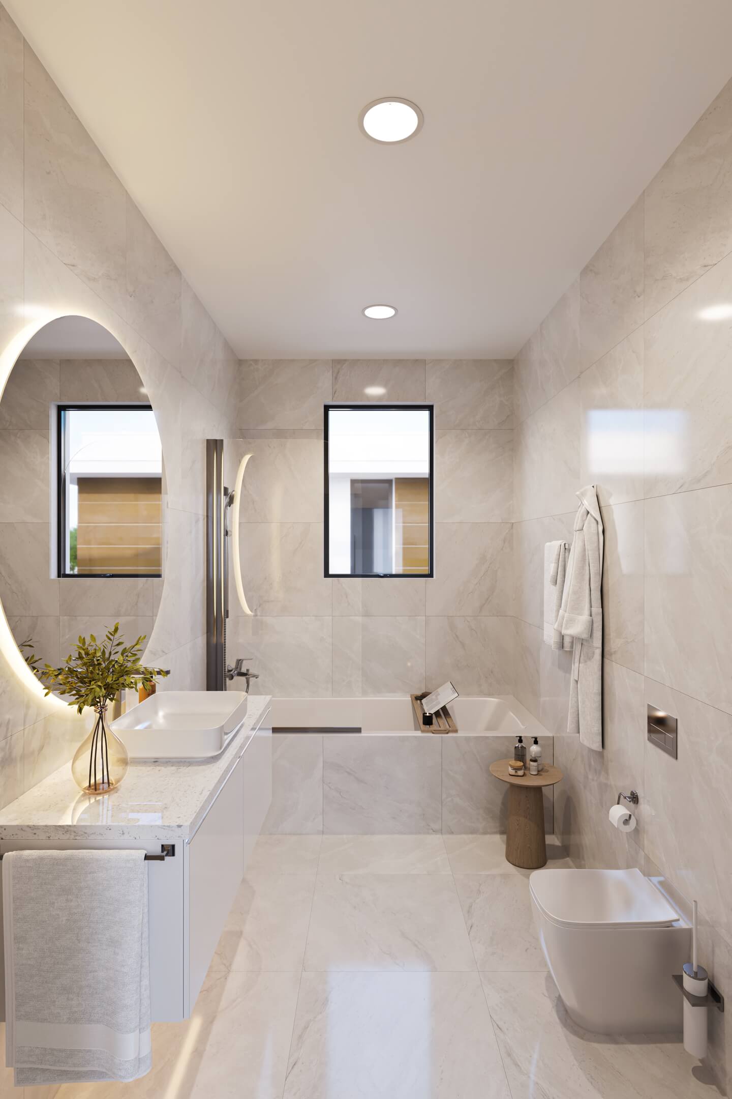 Residential CGI bathroom
