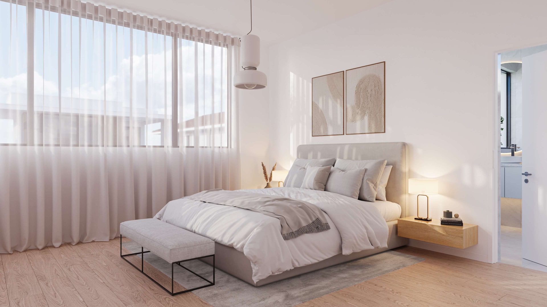 Residential CGI bedroom