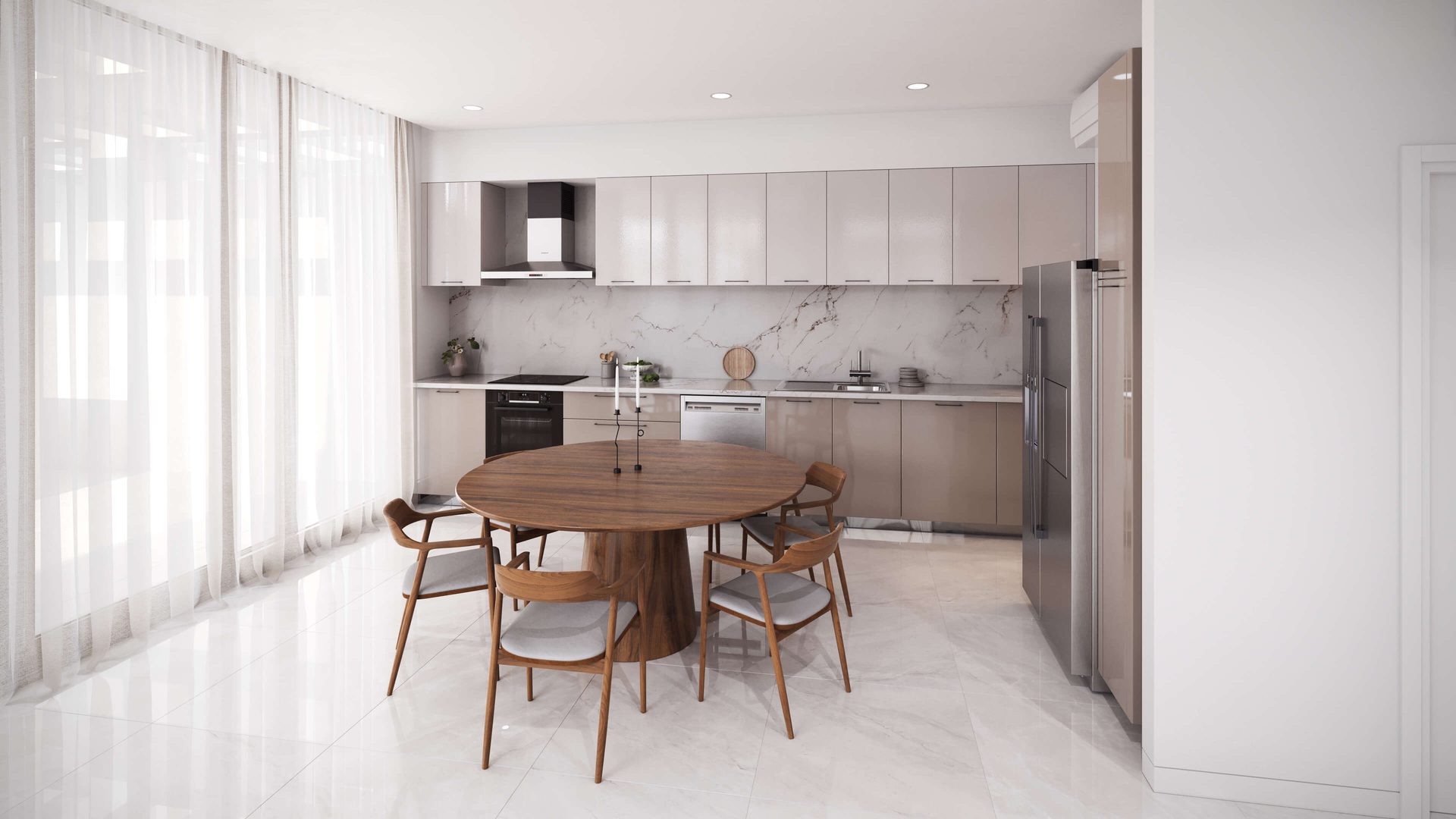 Residential CGI kitchen
