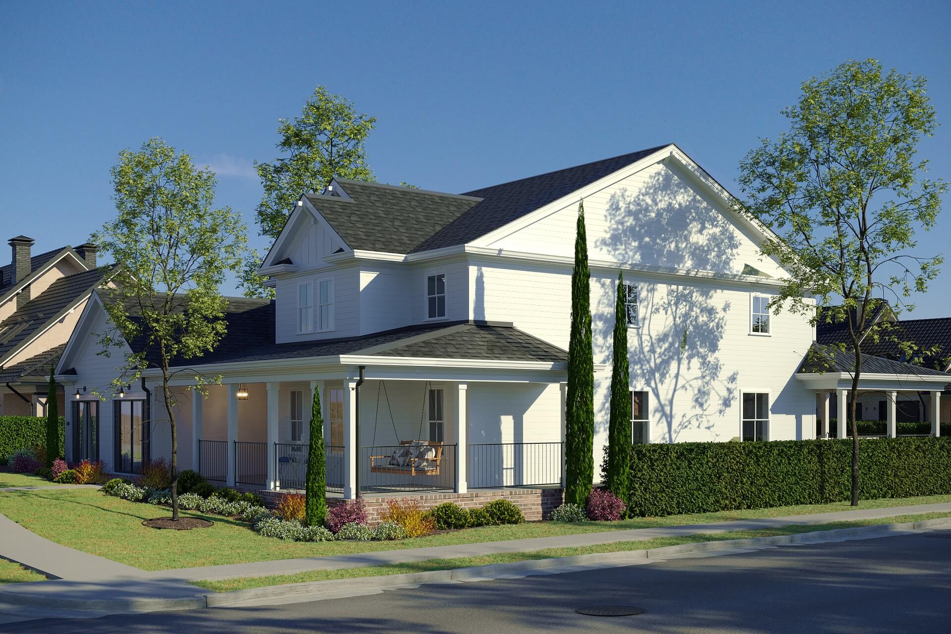 3D Exterior Rendering: Side View