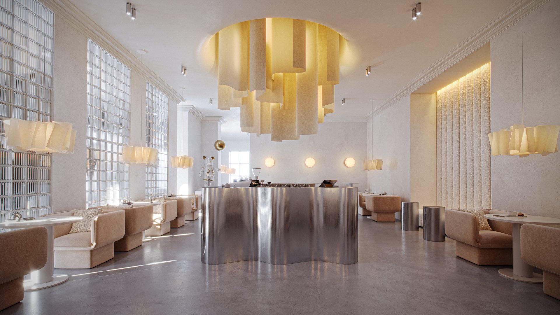 Photoreal CGI of a Luxury Restaurant