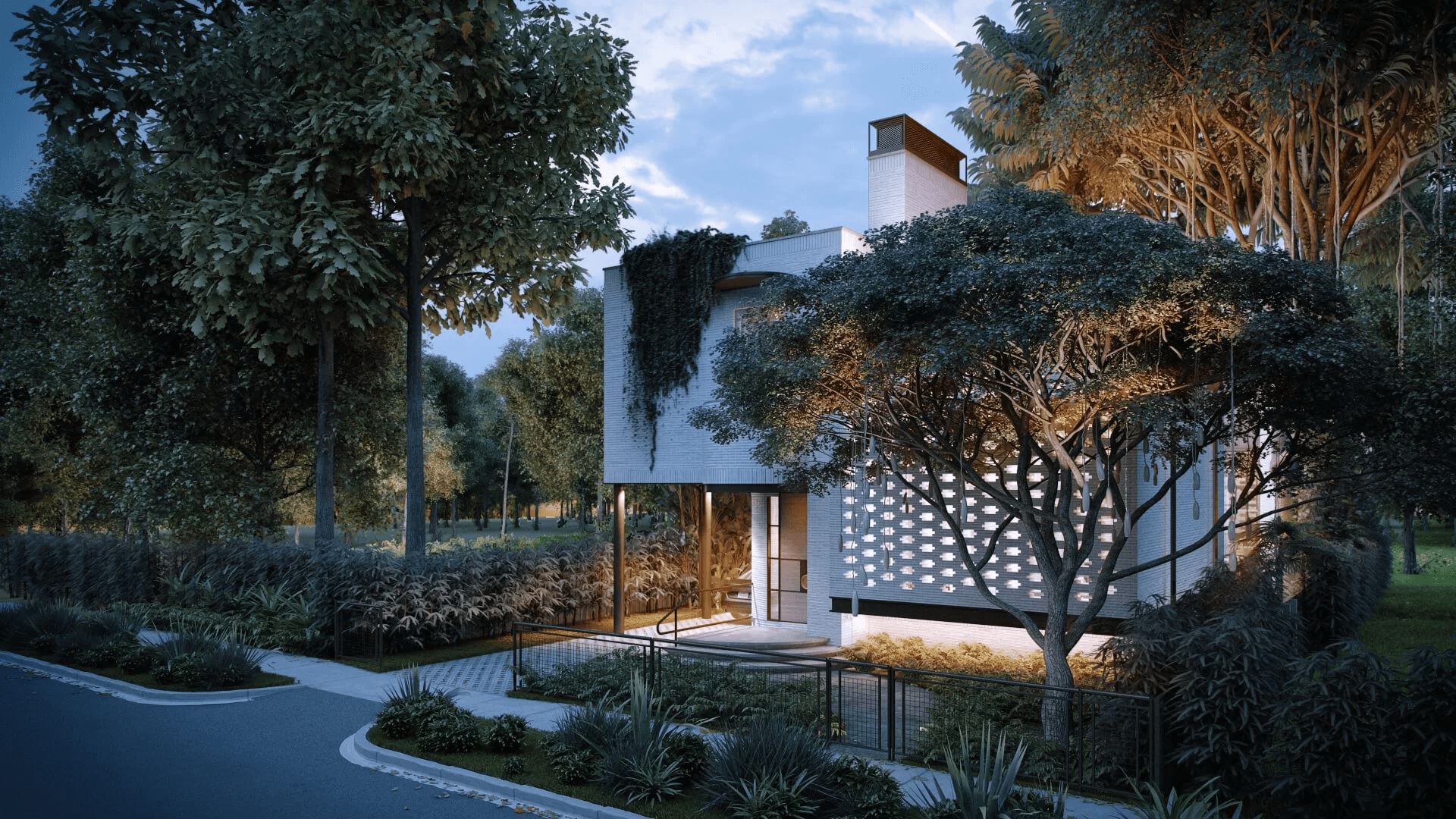 Safety Lights for Exterior Rendering