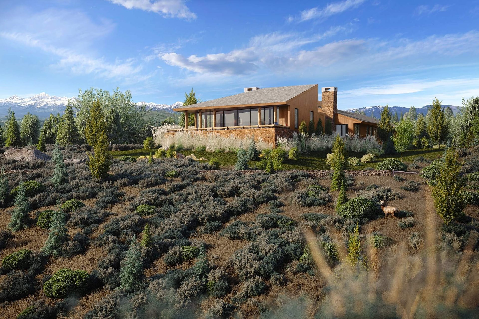 Real Estate Render of Cottages