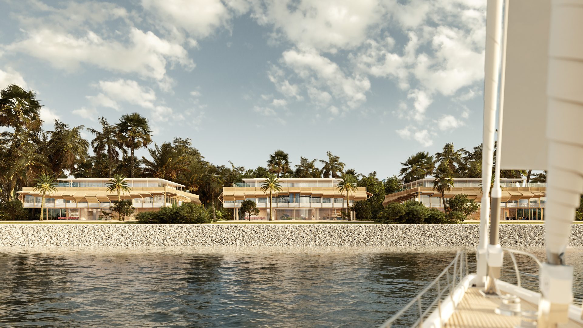 Exterior CGI of Residences in the Middle East