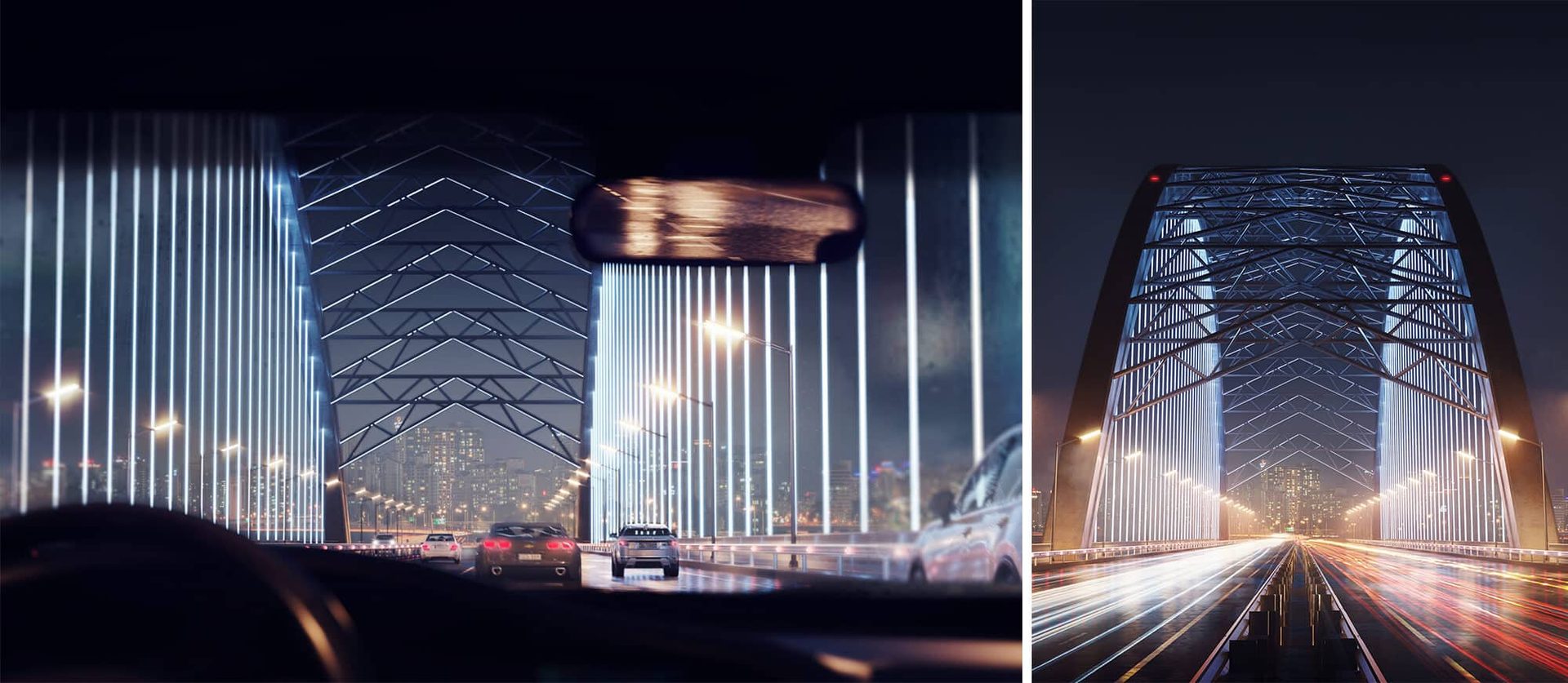 3D Rendering of a Bridge