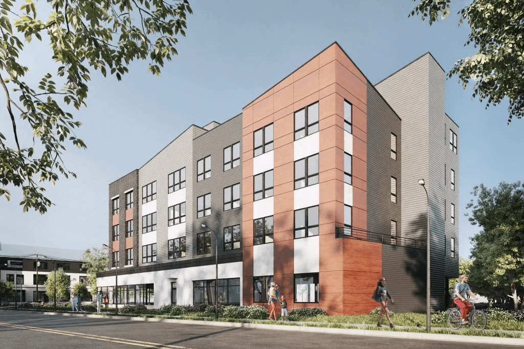 2D people in architectural renderings — exterior CGI
