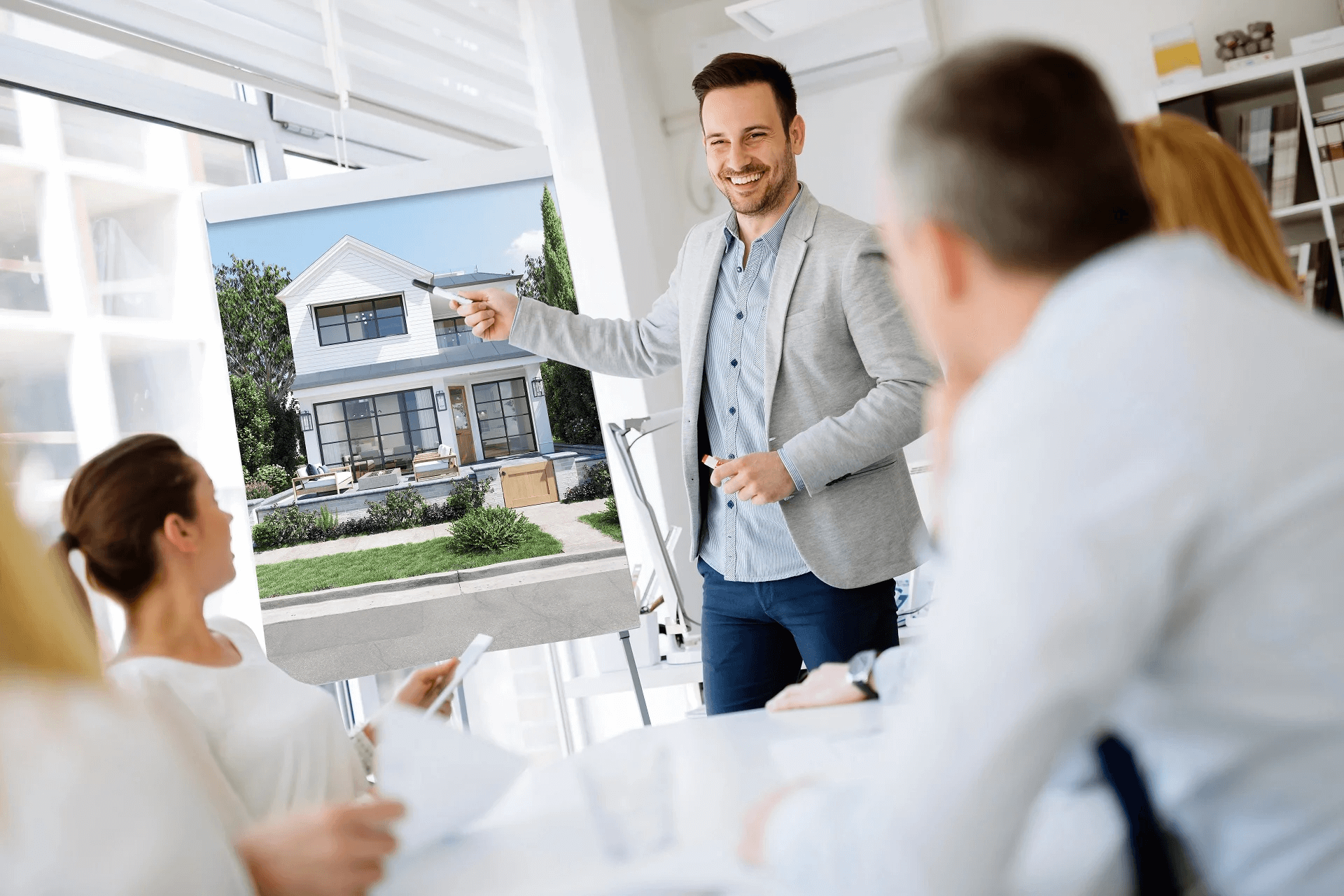 Photorealistic CGI rendering for architectural presentations
