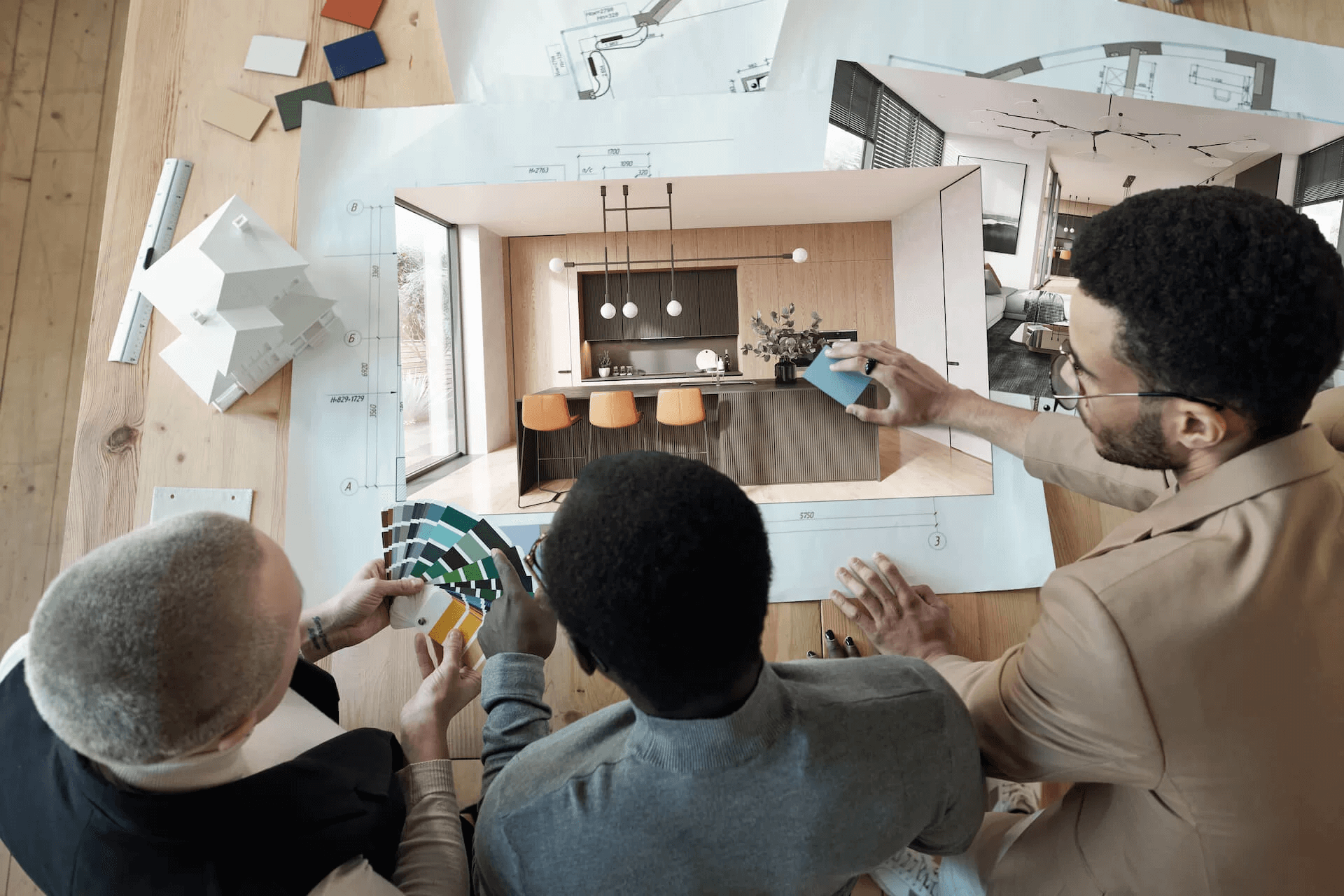 Photorealistic rendering for client communication in architecture
