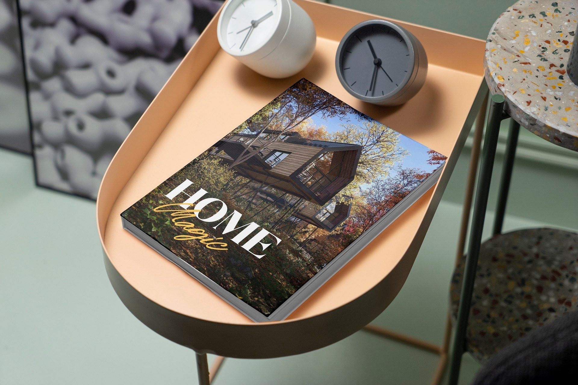 Luxury Property Brochure on a Table