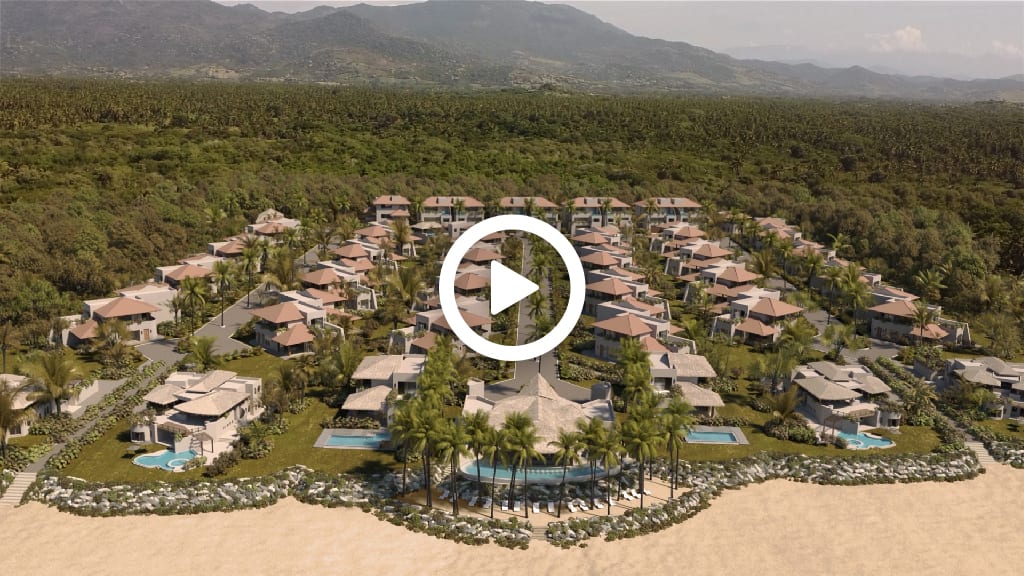 3D Animation of a Beachfront Community in Mexico