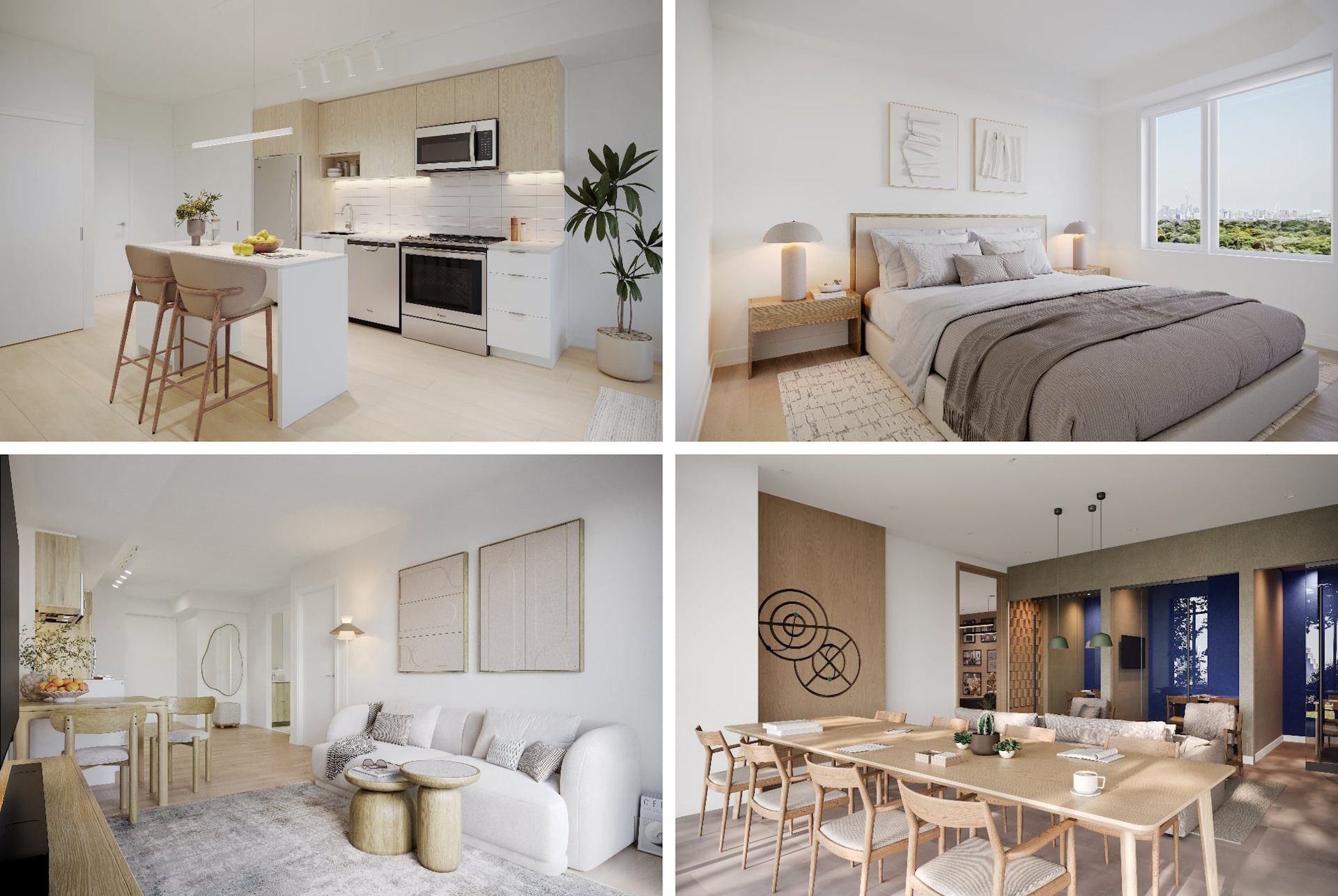 Apartment interior 3d visualization results