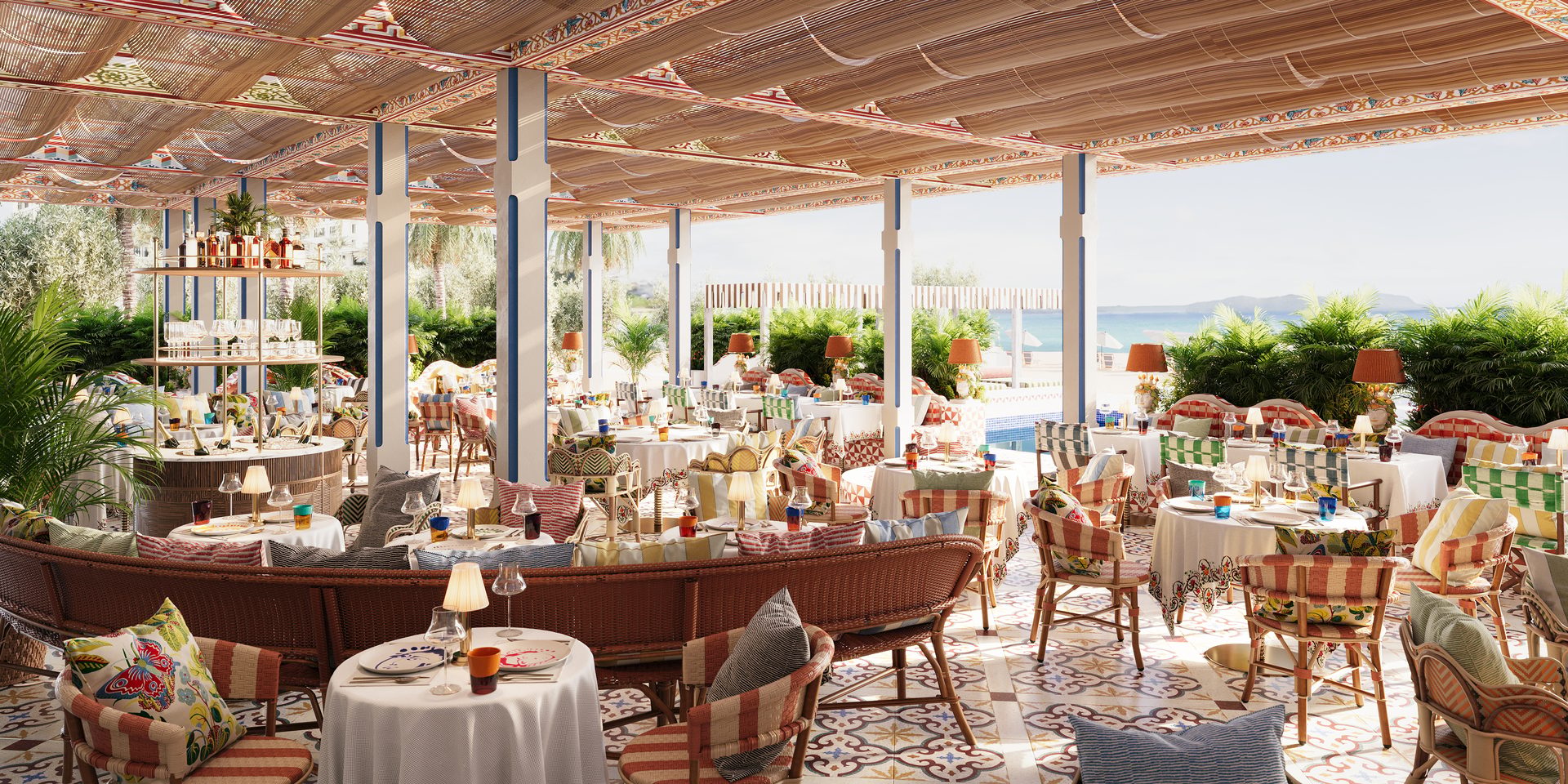 CG Render for a Resort Kitchen