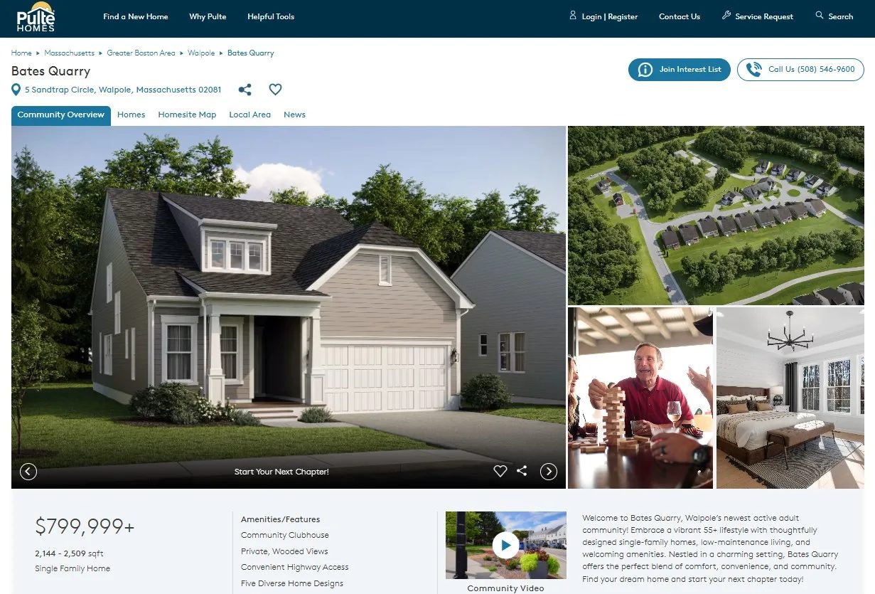 Architectural CGI for Homebuilders on a Website