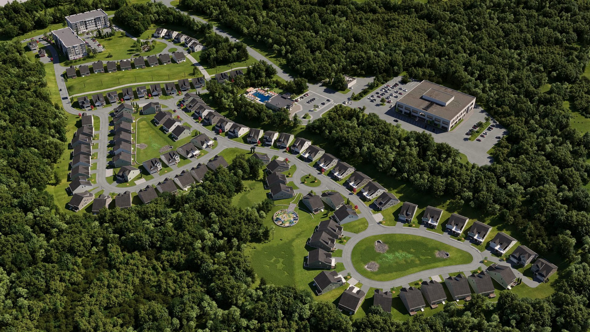 Top 3D View of the Community