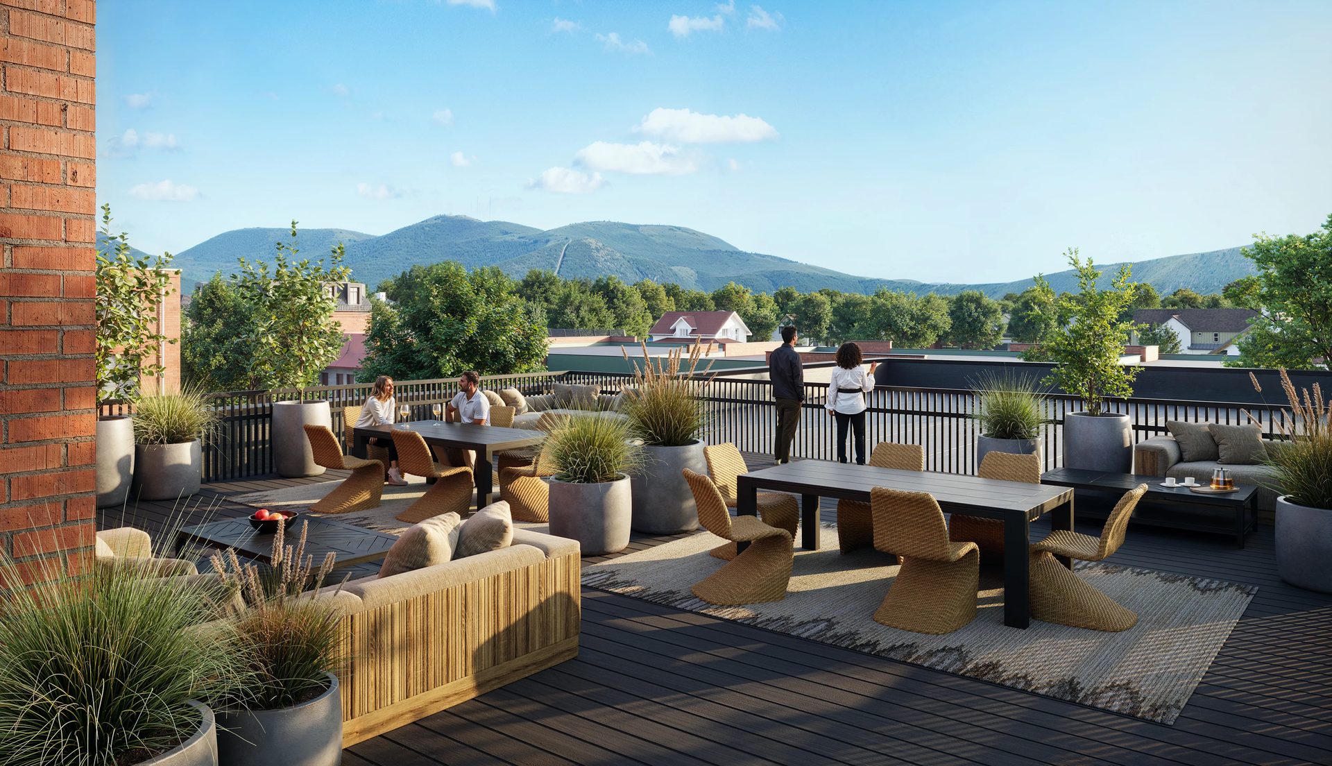 Photoreal 3D Rendering of a Terrace