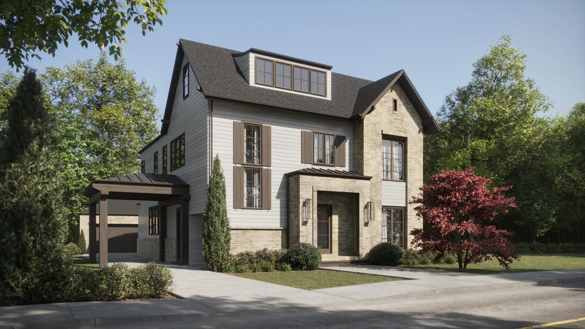 3D Modeling of a Modern Residence
