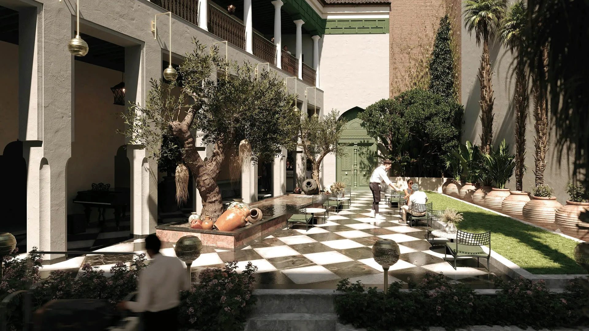3D Exterior Rendering for a Restaurant Concept