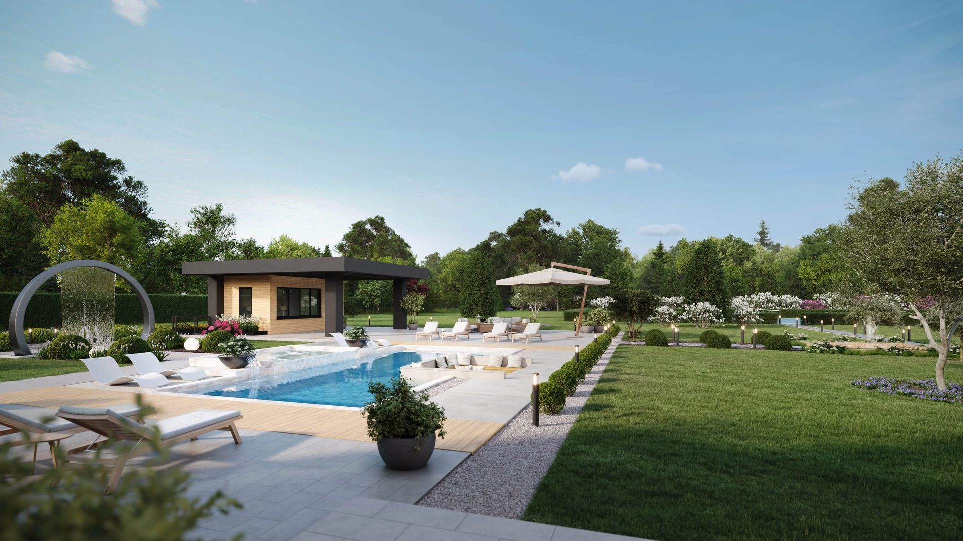 Real Estate Render of Cottages