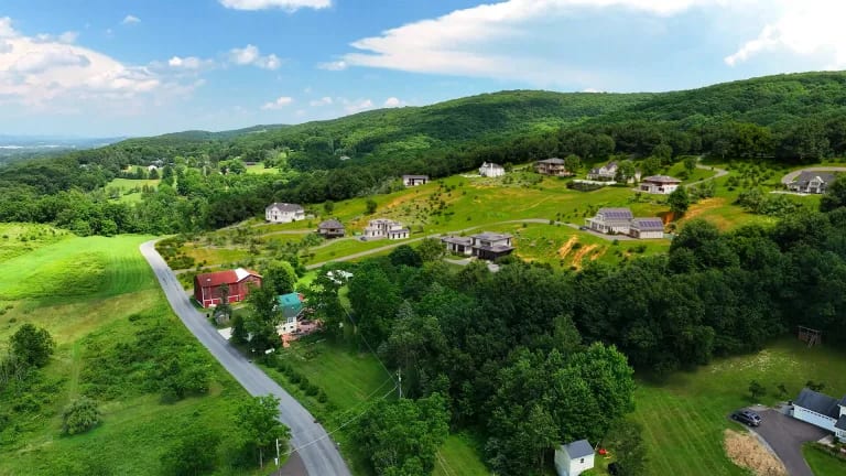 Site Plan Rendering and Aerial Animation for a 12-Lot Subdivision in Danville, PA