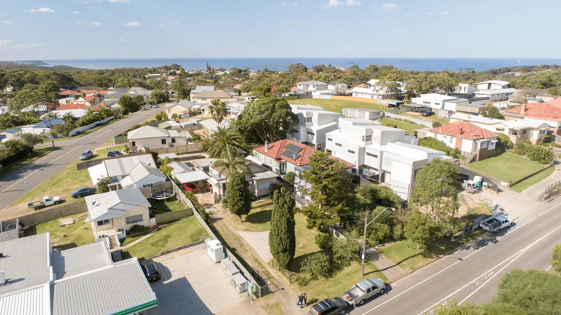 3D aerial photography source: drone shot of the site before the CG buildings are added