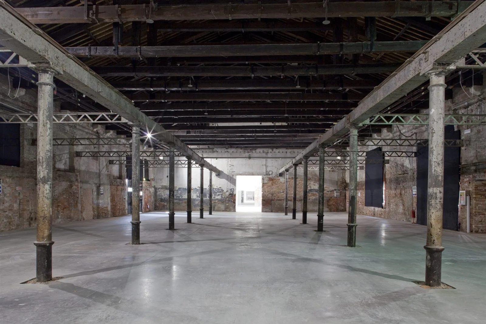 The Artiglierie hall at the Arsenale in Venice, a Biennale Architettura venue