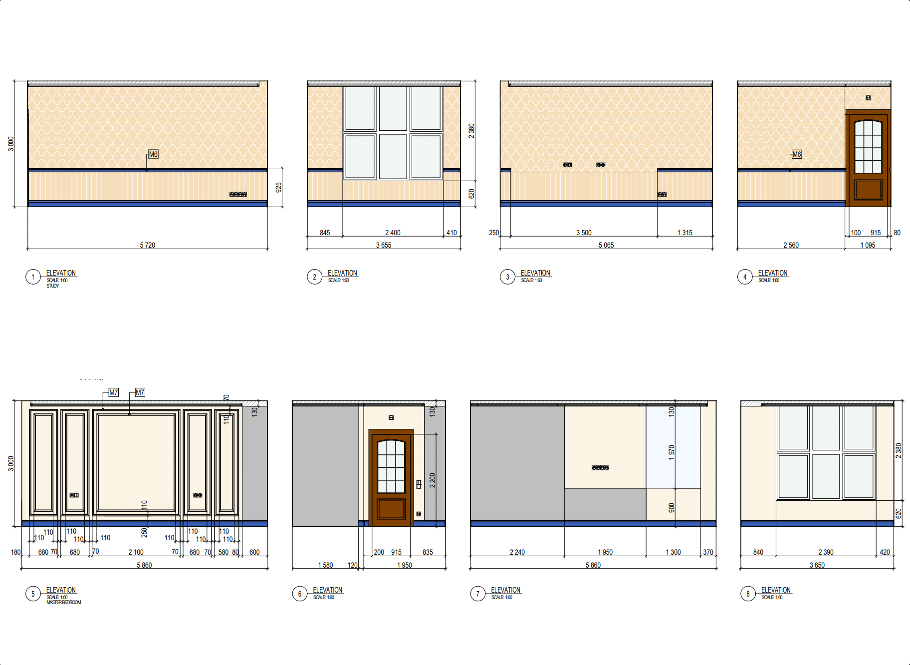 Wall Elevations for 3D Visualization