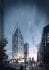 Skyscraper rendering — dramatic visual effects CG