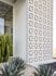3D house exterior rendering — breeze blocks wall example