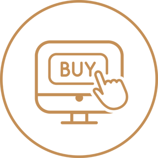 Icon illustrating 3D visual solutions in digital marketing for real estate