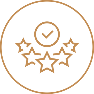 Icon illustrating client approval process for 3D rendering projects