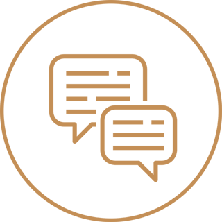 Icon about the feedback process for refining preliminary results of CGI visualizations