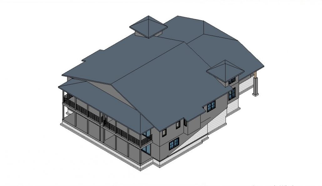 3D Visualization for a House Constructing