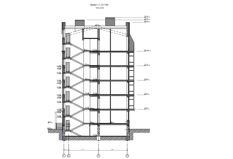 CAD Drawing Services for a Multi-Storey House