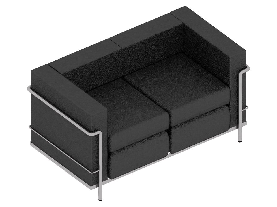 Textured BIM Model for a Sofa